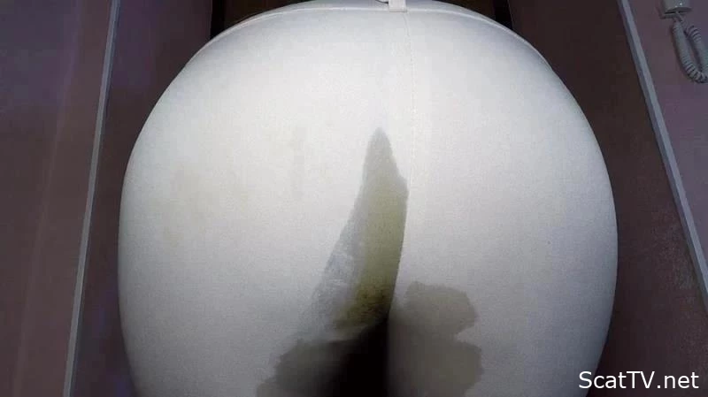 Huge Load Filling My White Jeans - scatdesire - Deep Throat With Shit, Buttplug, Asslick