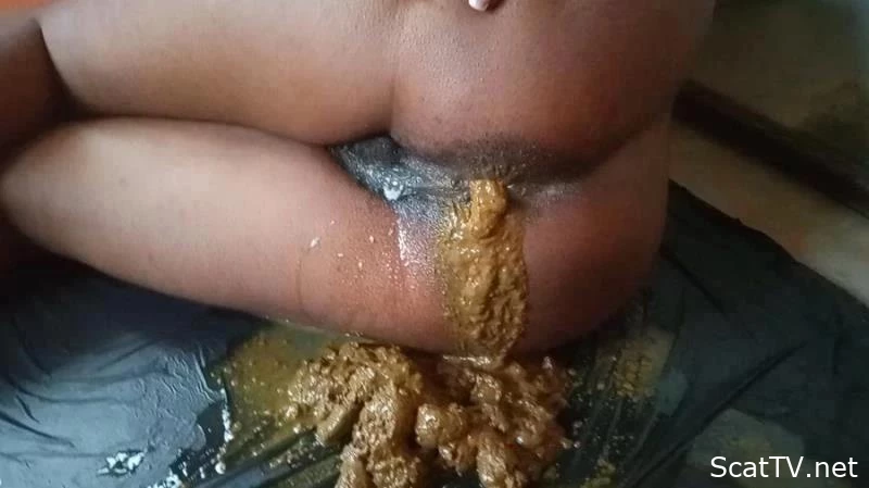 The mess - Ebony_Princess - Chews Your Shit, Burger With Shit, Defecation Scat