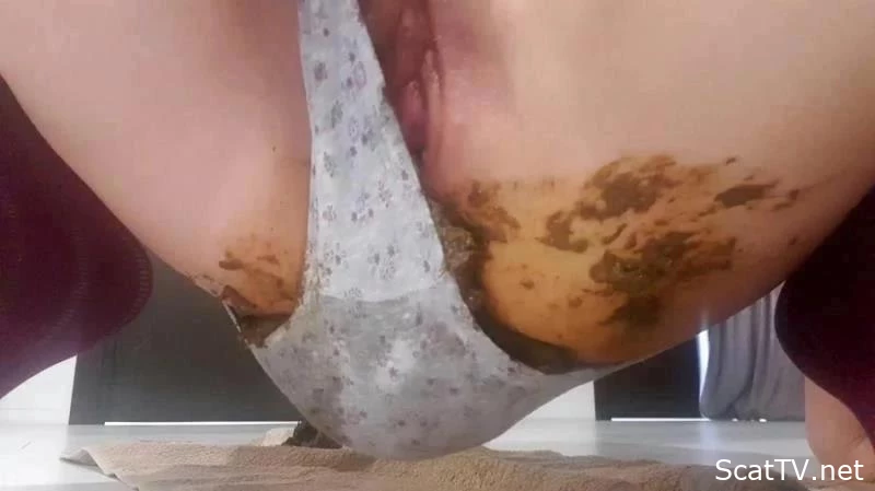 Full Panties Of 7 Days Shit - Thefartbabes - Scatting Ass, Closeup Shit, Masturbation Scat