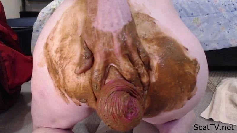 Dirty Garden Girl - Loose Poop Smearing 2 - Angelica - Foxness - Ass Spreading, Eat Feces, Leaking Shit