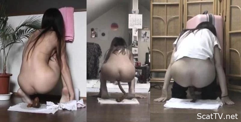 SWSJ1212-V1 Self filmed excretion sexy woman. - Shitty, Crotch In Shit, Shmoking Scat