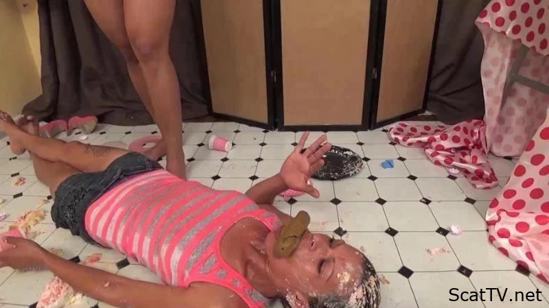 Happy scat birthday - Diana Grazy - Cockhead In Shit, Desires To The Toilet, Toilet paper