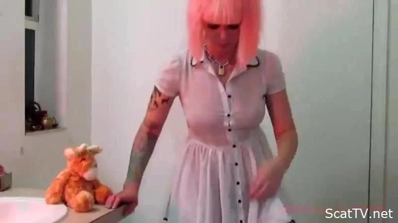 Little Girl Poops Her Plastic Panties - Angelica - DirtyBetty - Escape To The Toilet, Concentrate Diarrhea, Femdom Vomit