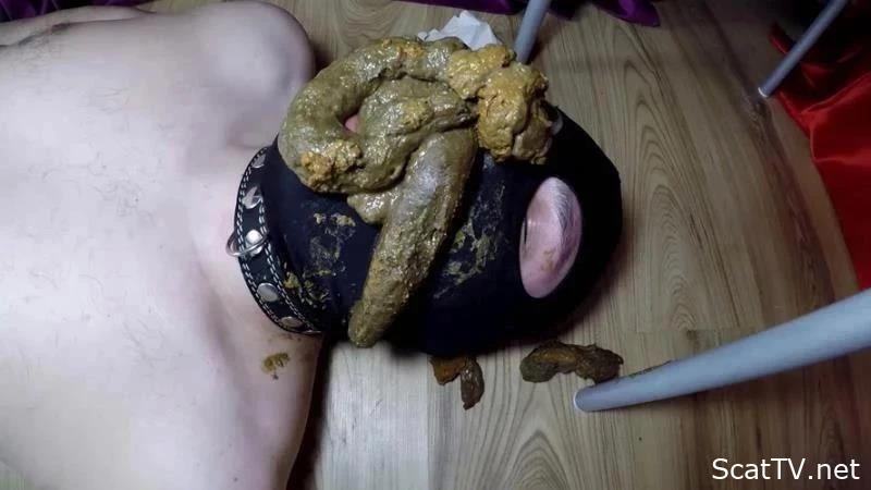 Two Bbw Farts And Scat On Slave - Margo - Fluids Of Shit, Manure Channel, Big Farting