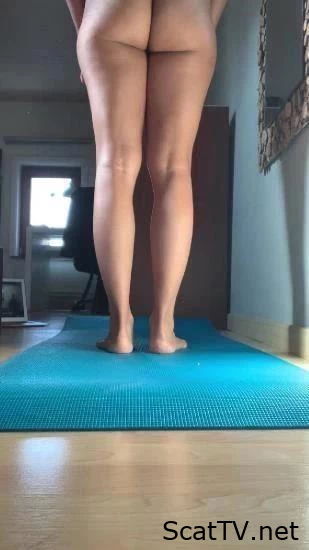 Morning yoga with kinkycat - Girls Pooping, Scat Love, Diarrhea Swallow