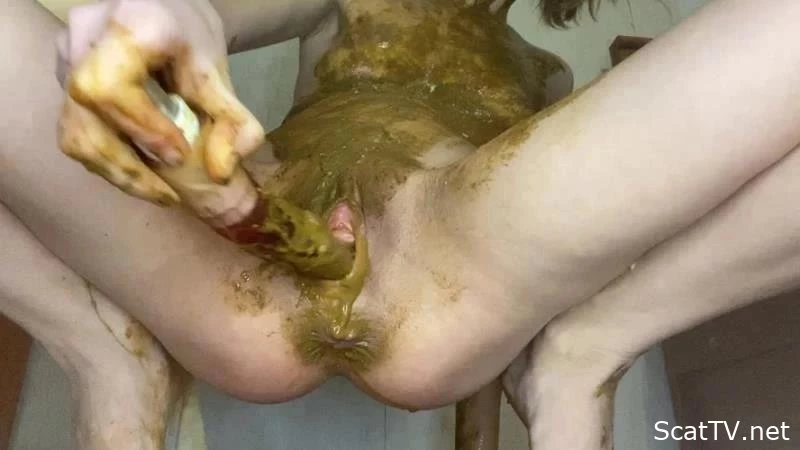 some vomit and a lot of sting on the body, fisting - p00girl - Vomit Sex, Lubrication Of Shit, Sexually Scat