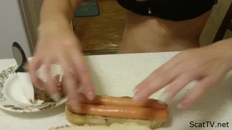 Hotdog With Shit Is Delicious Food - Brown wife - marcos579 - Picture Scat, Scat Girls Videos, Scat Couples