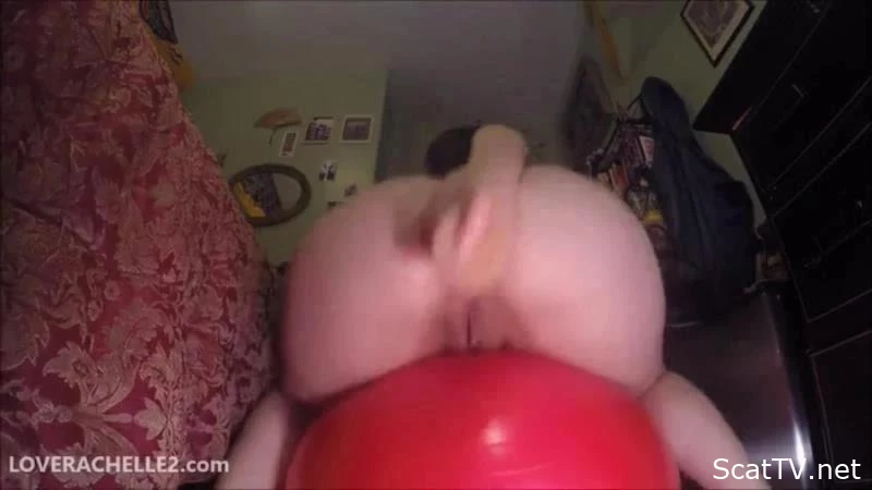 Fucking my gassy shitty ass on a bouncy ball - ModelNatalya94 - Kisses In Shit, Muscular Scat, Underwear In Shit