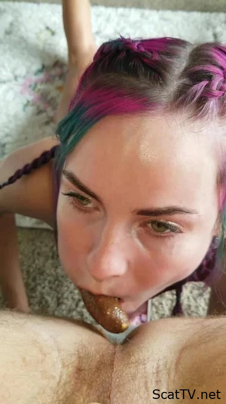 Eating From My Master part 1 - SluttyLittleLex aka LilButtLex - Portions Of Shit, Big Farting Girls, Needing Lubricated Shit