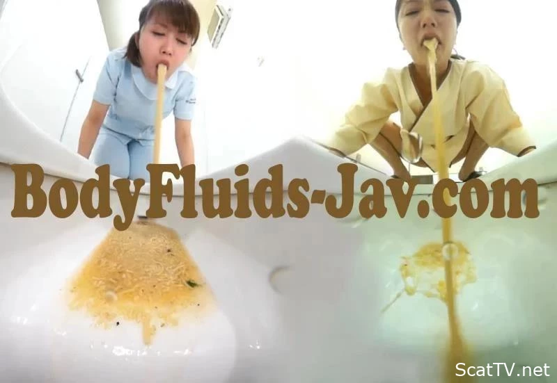 BFJV-131 酔って女の子はトイレで投げる Drunk Girls Throw Up in the Toilet - Released Shit, Mushy Shit, Burgers With Scat