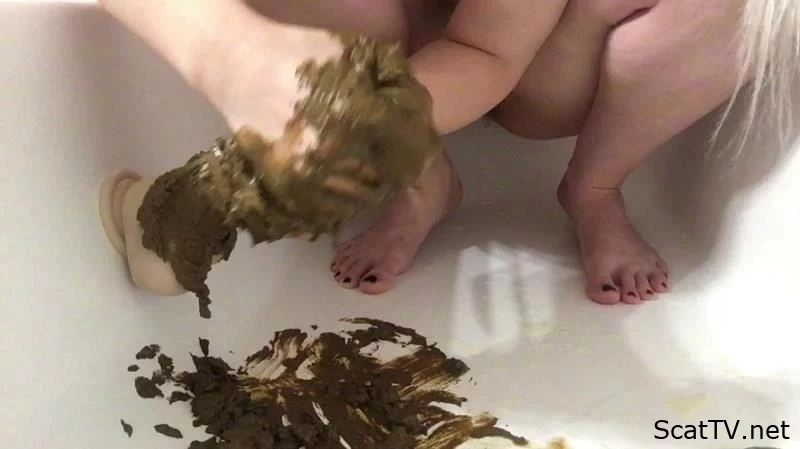 Creamy Dildo Jerkoff - ChubbiBunni - Eat Puke Slave, Dirty Rosebut, Panty Pooping